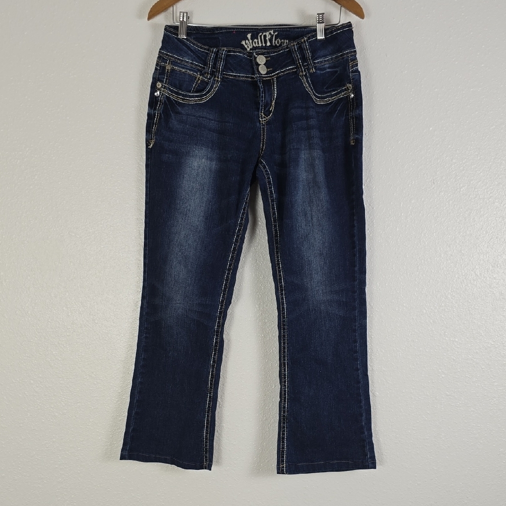 Wallflower Jeans Y2K 2000's Low Rise Flare Bootcut Junior's Women's Size 11